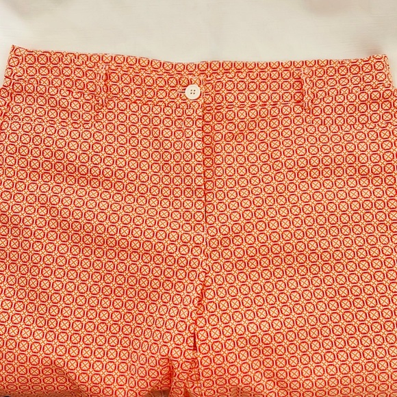 Pants~Orange Patterned / Like New / Kim Rogers - Picture 6 of 13